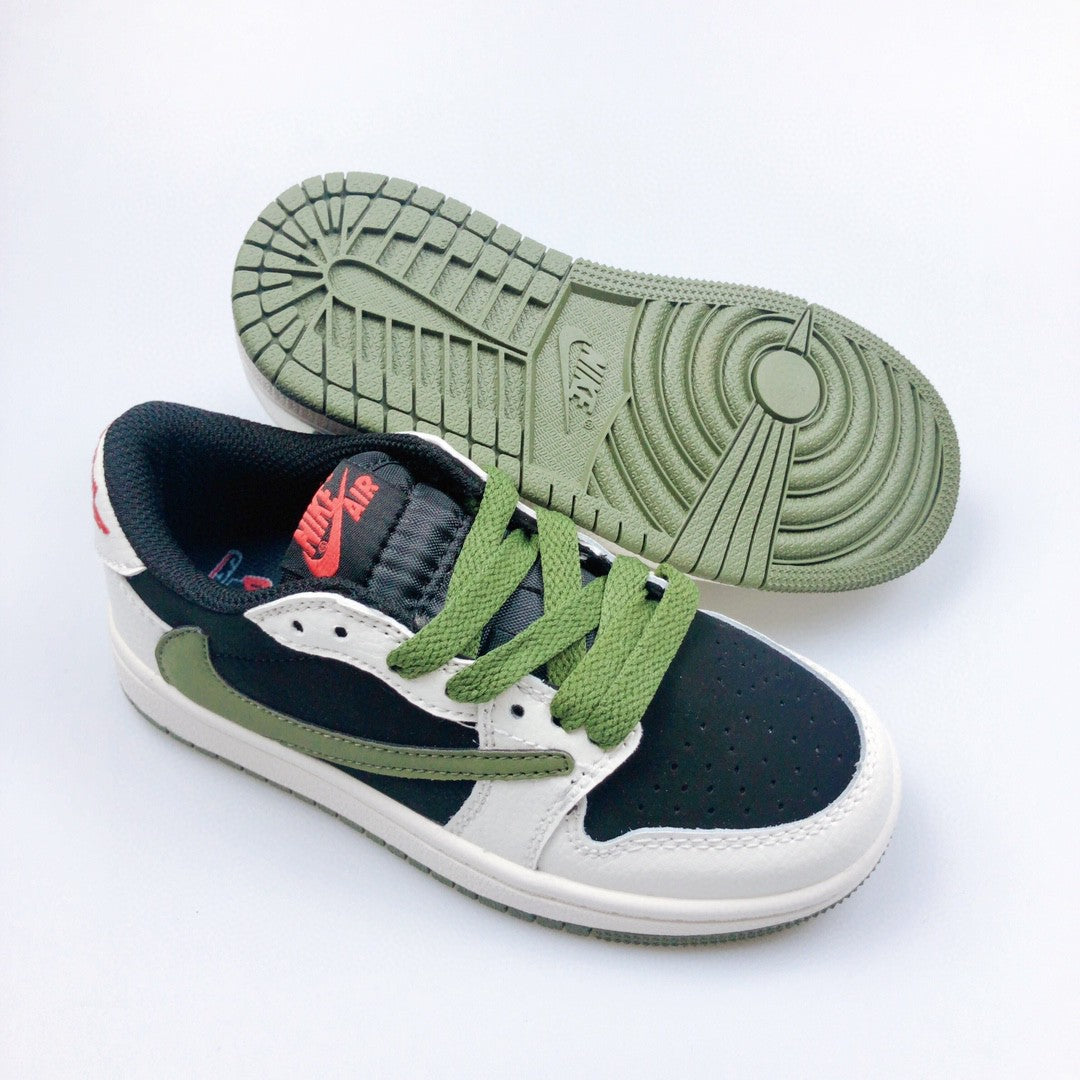 Jordan low-top reverse hook black warrior" Navy, green"
