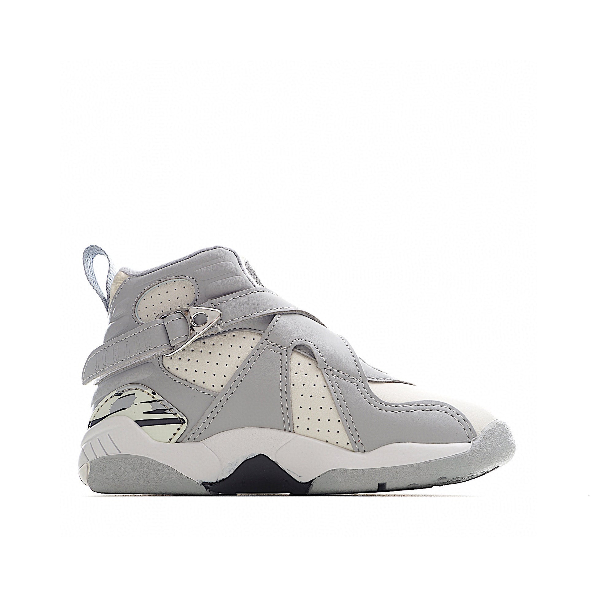 Joe 8 children's shoes sports shoes AJ-8 basketball shoes" cream, light gray"