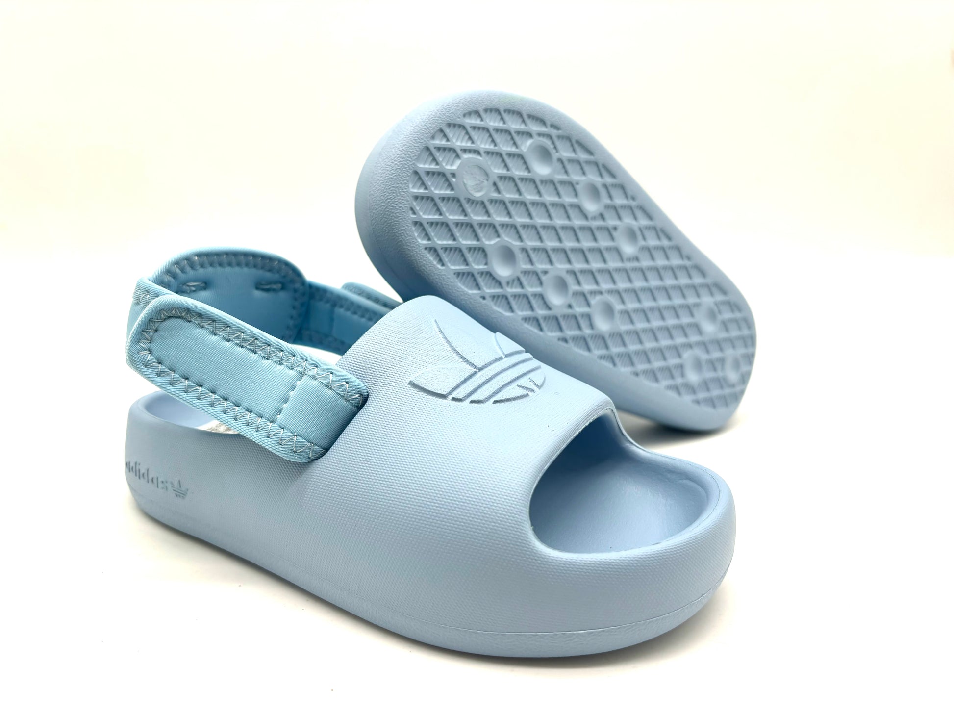 Adidas clover two-way open-toe outdoor " light blue"