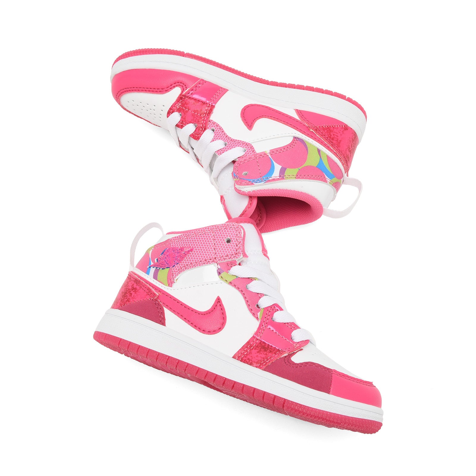 AJ-127" white, pink"
