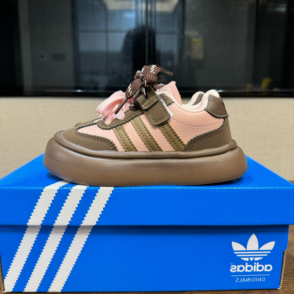 Adidas training invisible Velcro sneakers" pink, brown"