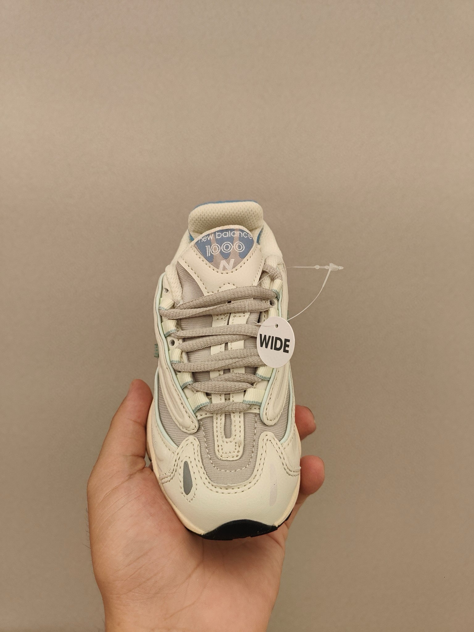 NB1000 lace-up children's shoes" white"