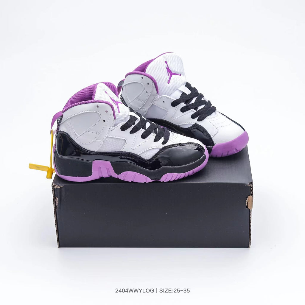 Jordan 612 series" white, black, violet"