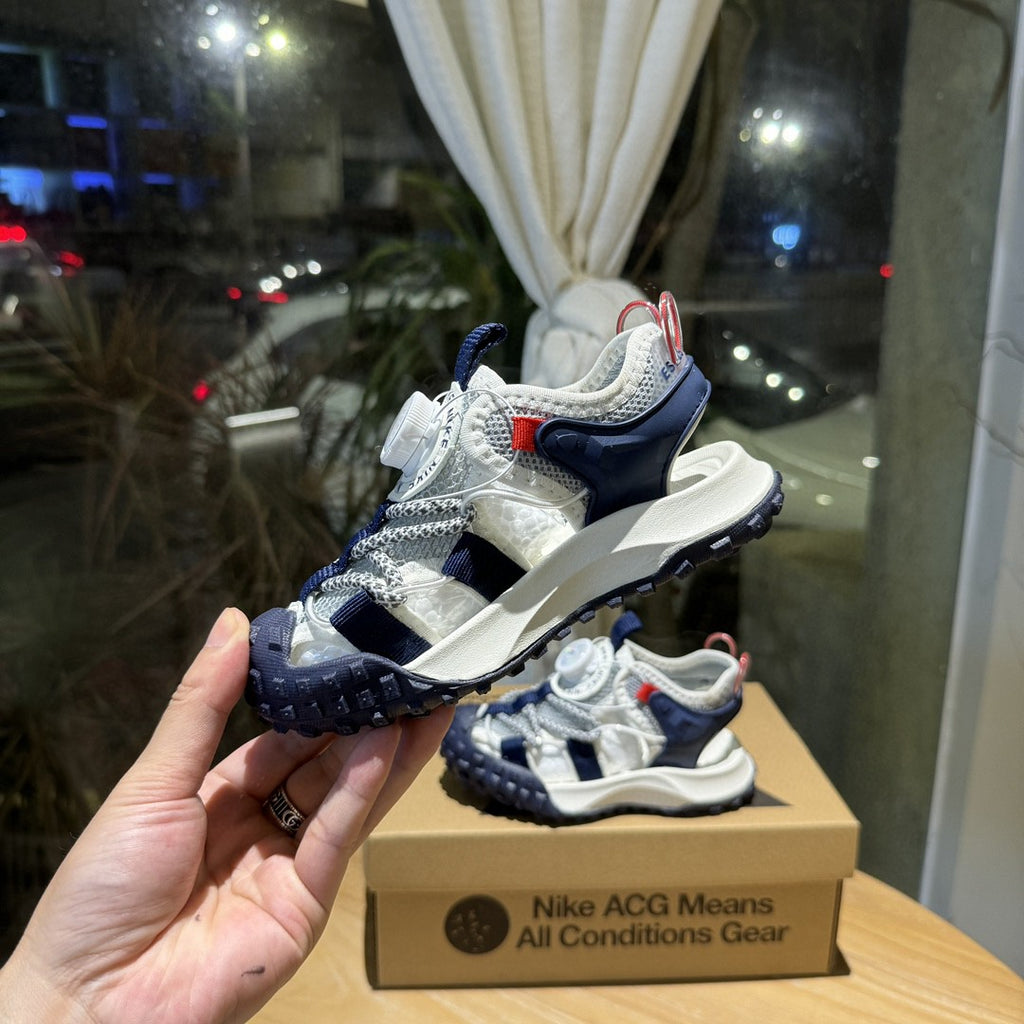 Popular NK hiking shoes and sandals" white, Navy"