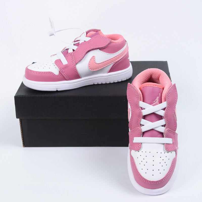 Jordan low top elastic band" white, pink"
