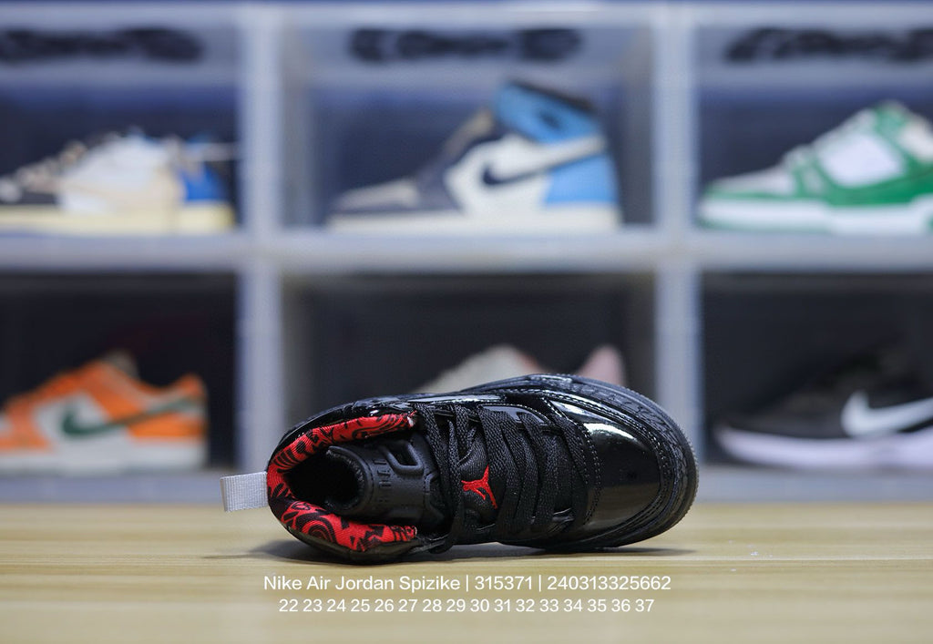 Jordan 3.5 3D Embossed Children's Shoes" Black"