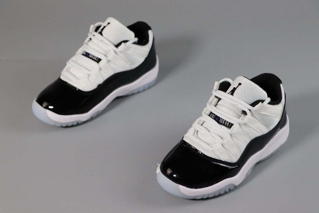 Joe 11 low-top children's shoes" white, black"