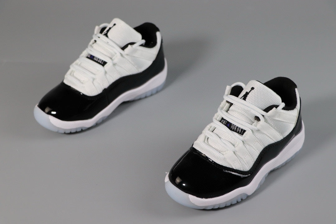 Joe 11 low-top children's shoes" white, black"
