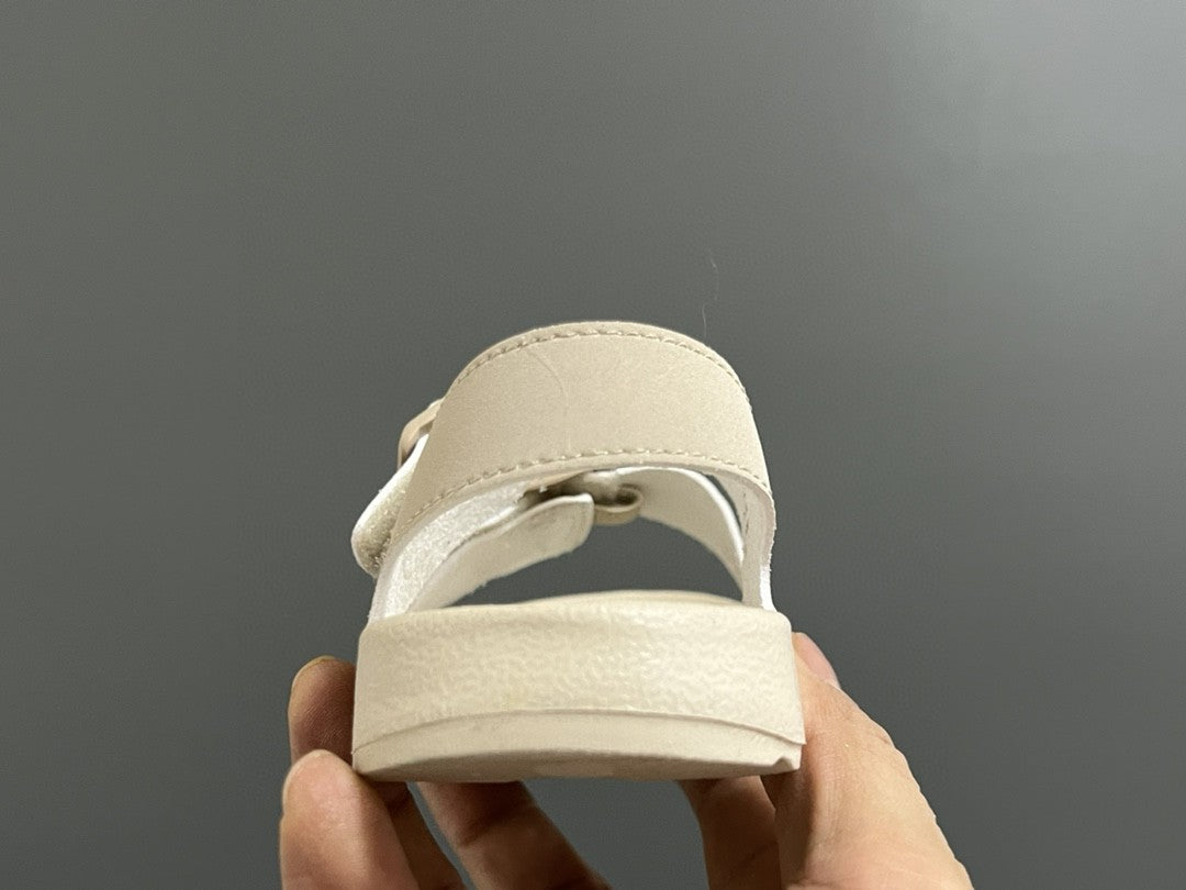 G version of Birkenstock Velcro sandals for children" light beige"