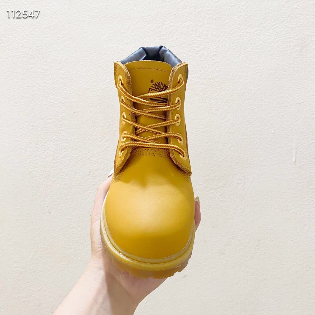 Timberland knitted children's work boots" Camel"