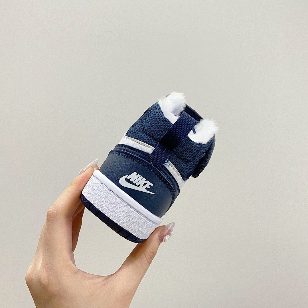 NIKE COURT Borough Mid2 JUN Air Force Workwear" Navy, white"