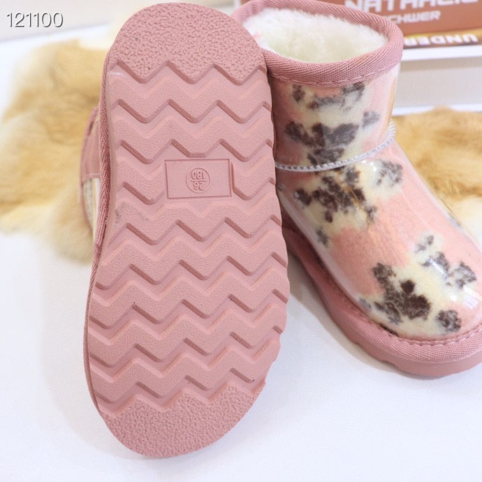 UGG children's jelly boots "pink base with a lighter"