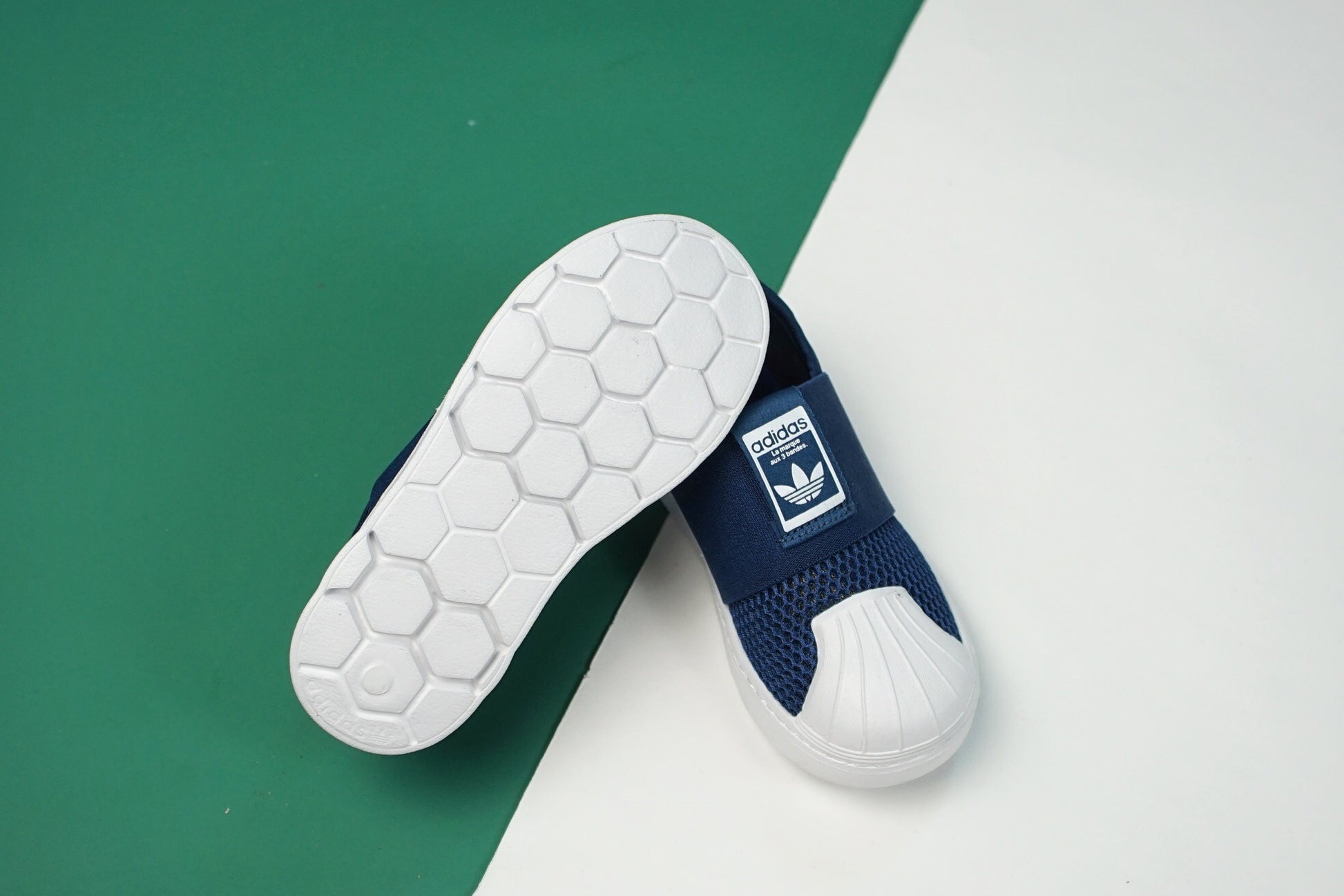 AD one-step soft shell mesh bandage shoes" navy"