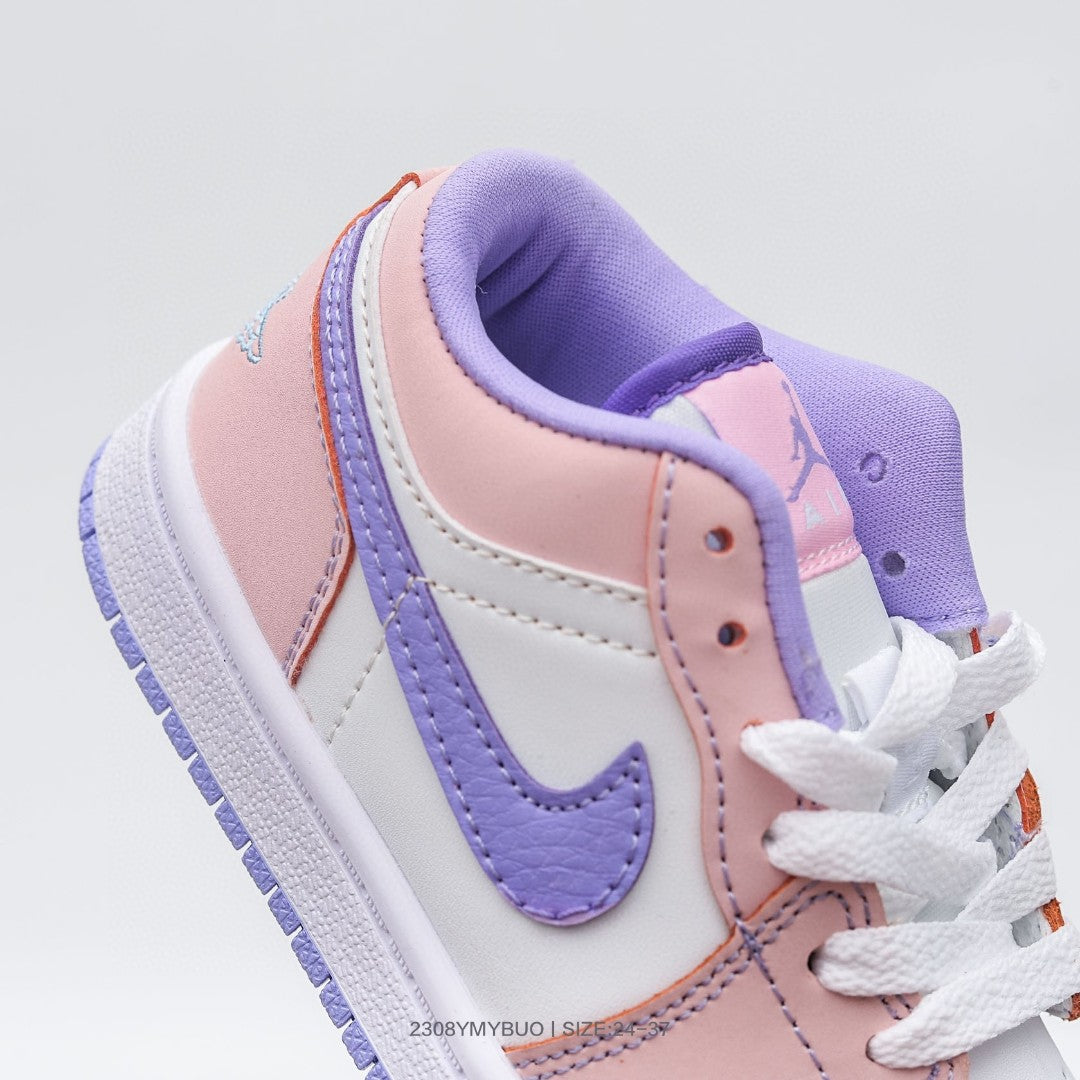 Joe 1 low-top children's shoes" light pink, light purple"