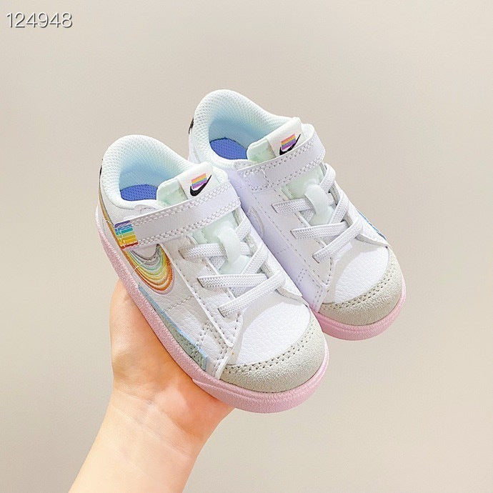 Trail Blazers low-top" white, pink"