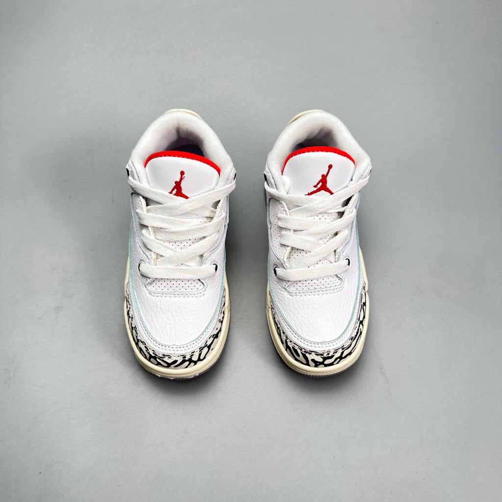 Jordan 3 children's shoes" white,cream"