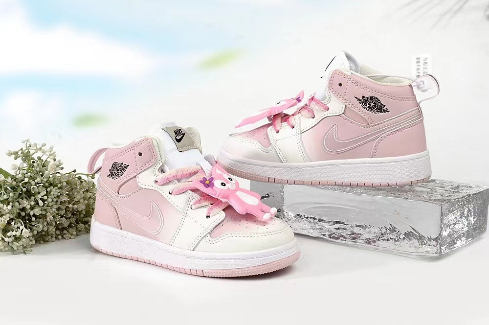 Joe 1AJ1 slip-on shoes for children" white, rose"