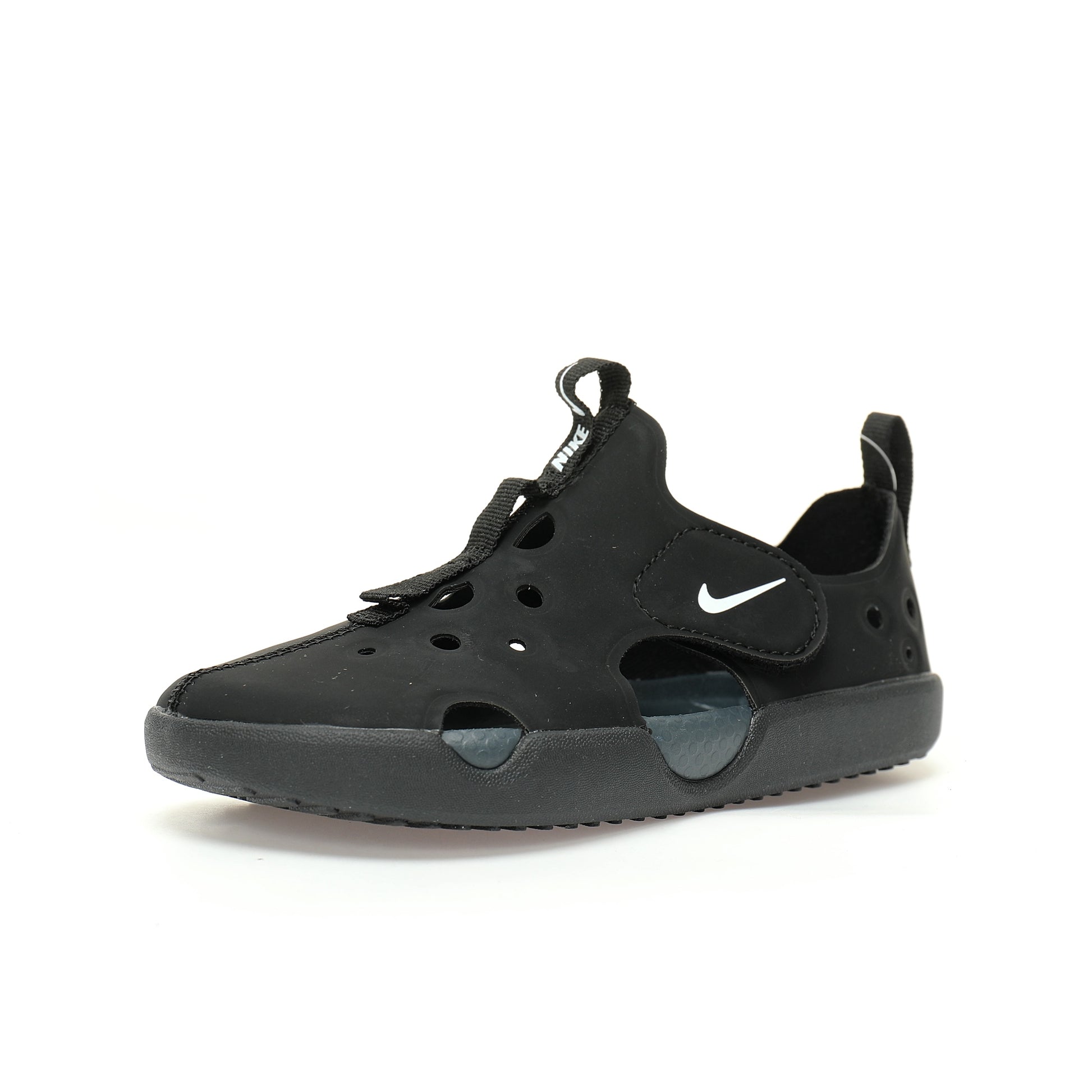 NK new SUNRAY PROTECT 4th generation children's beach hollow sandals" Black"