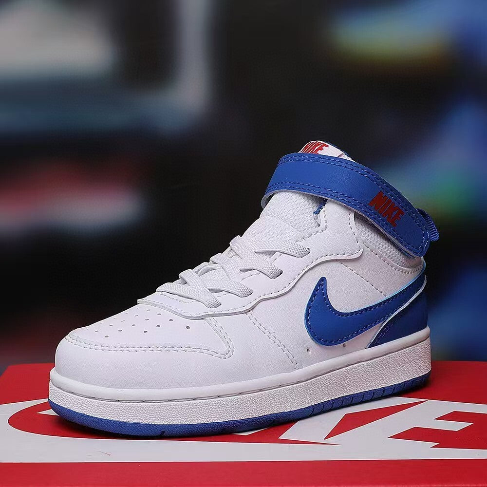 Air Force workwear mid-cut Velcro" white, blue"