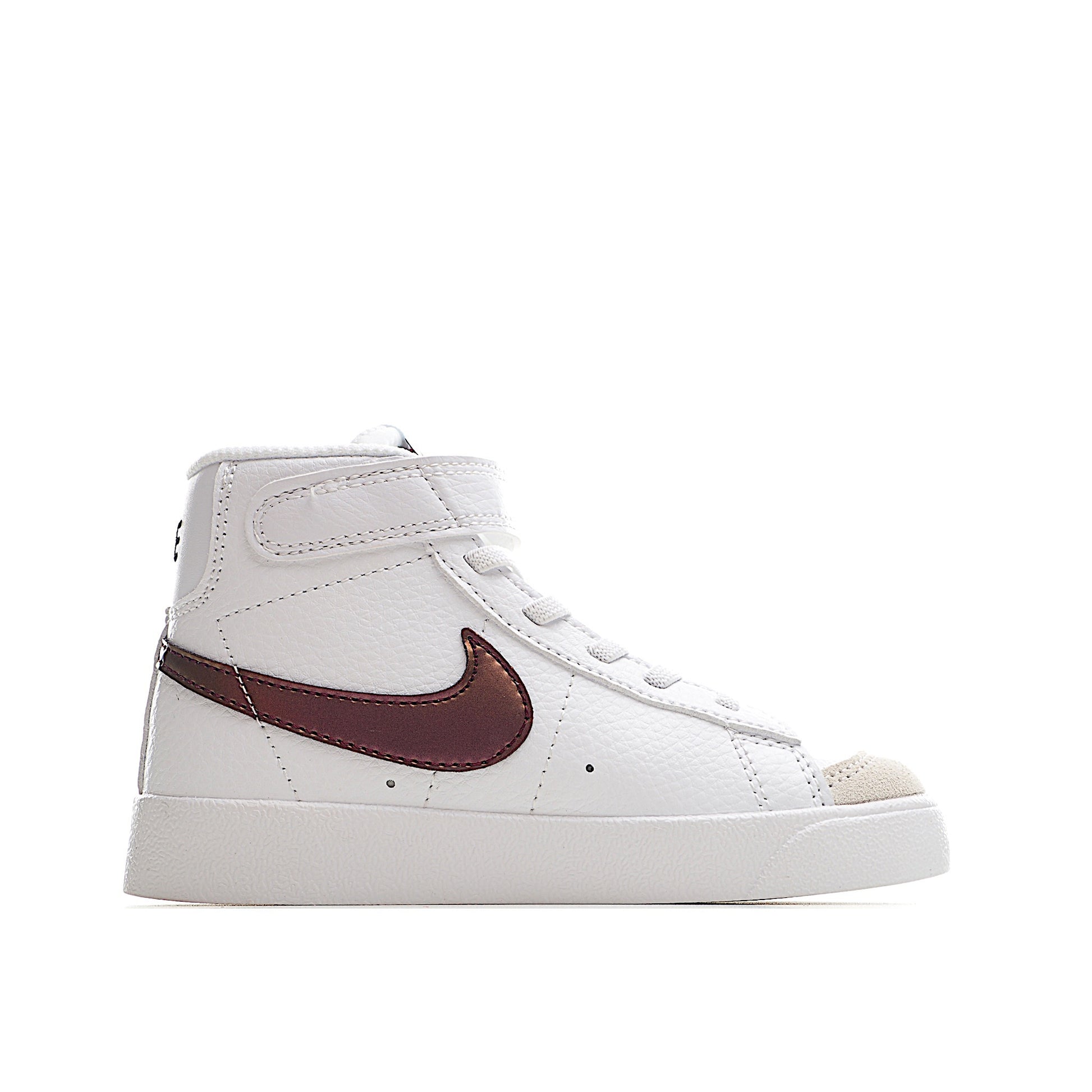 Trail Blazers high-top single dunk" white, yellow, dark brown"