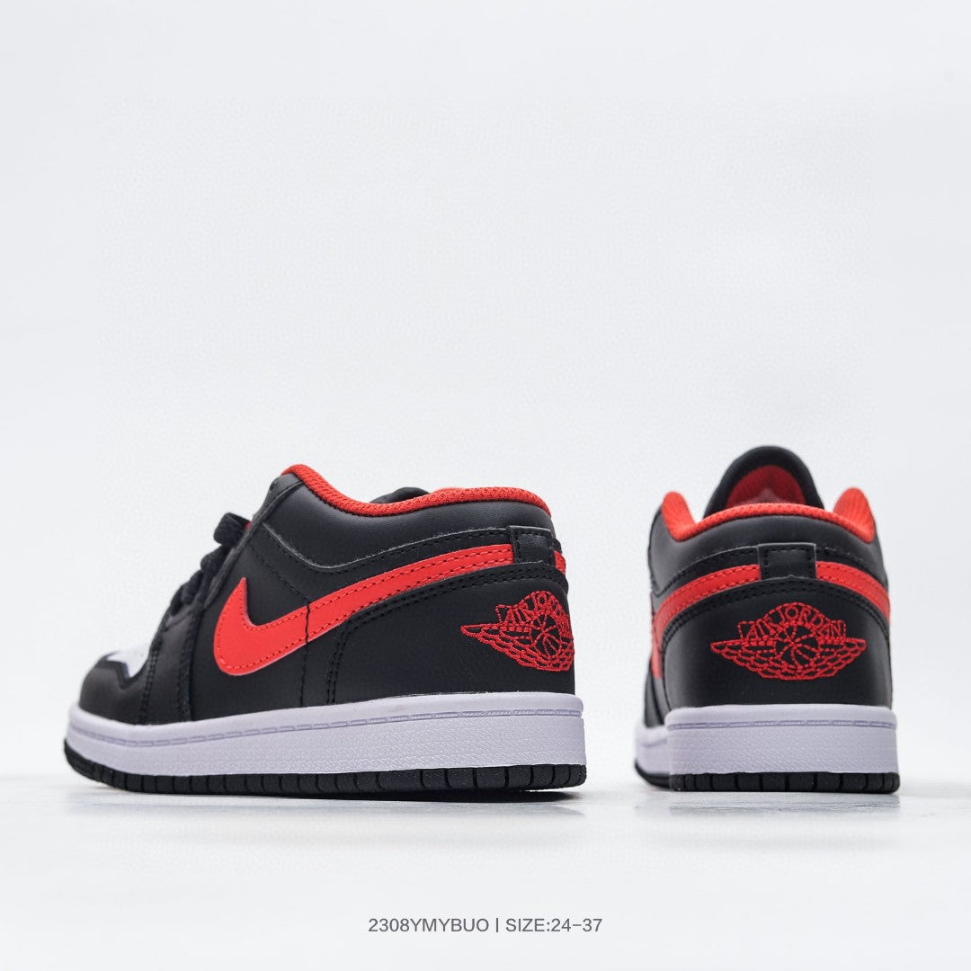 Joe 1 low-top children's shoes" black, red, white"