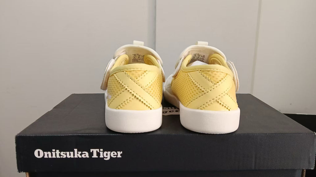 YSS Onitsuka mesh bread head sandals" white, yellow"