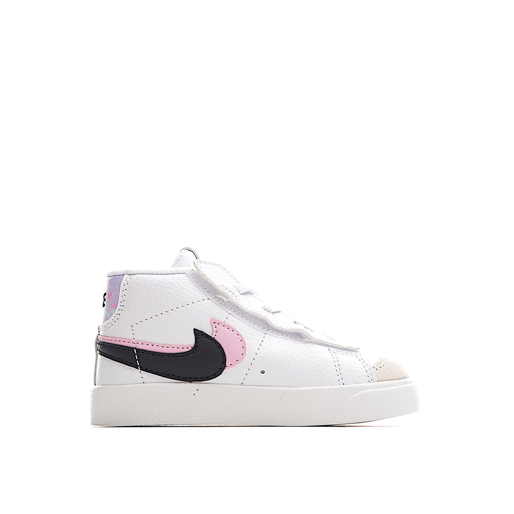 Trail Blazers high-top single dunk" white, black, pink"