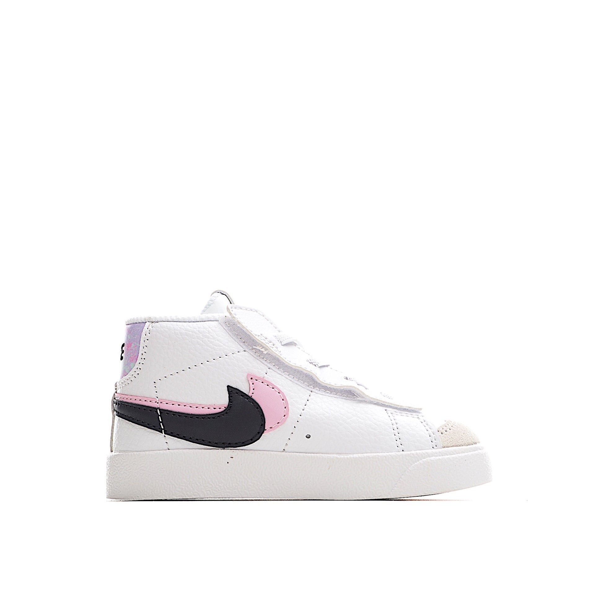 Trail Blazers high-top single dunk" white, black, pink"