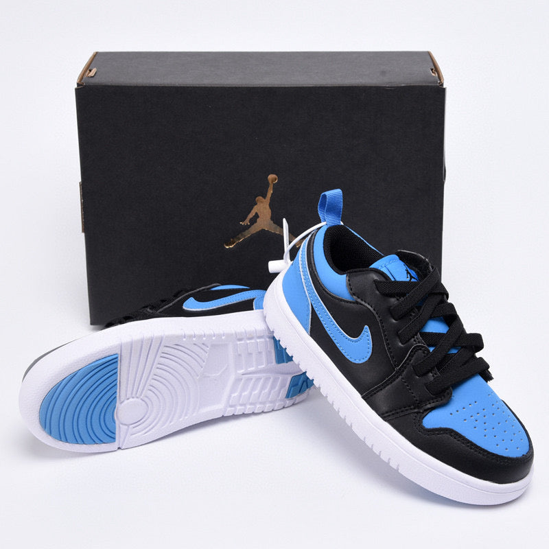 Joe 1 magic buckle children's shoes" black, blue"