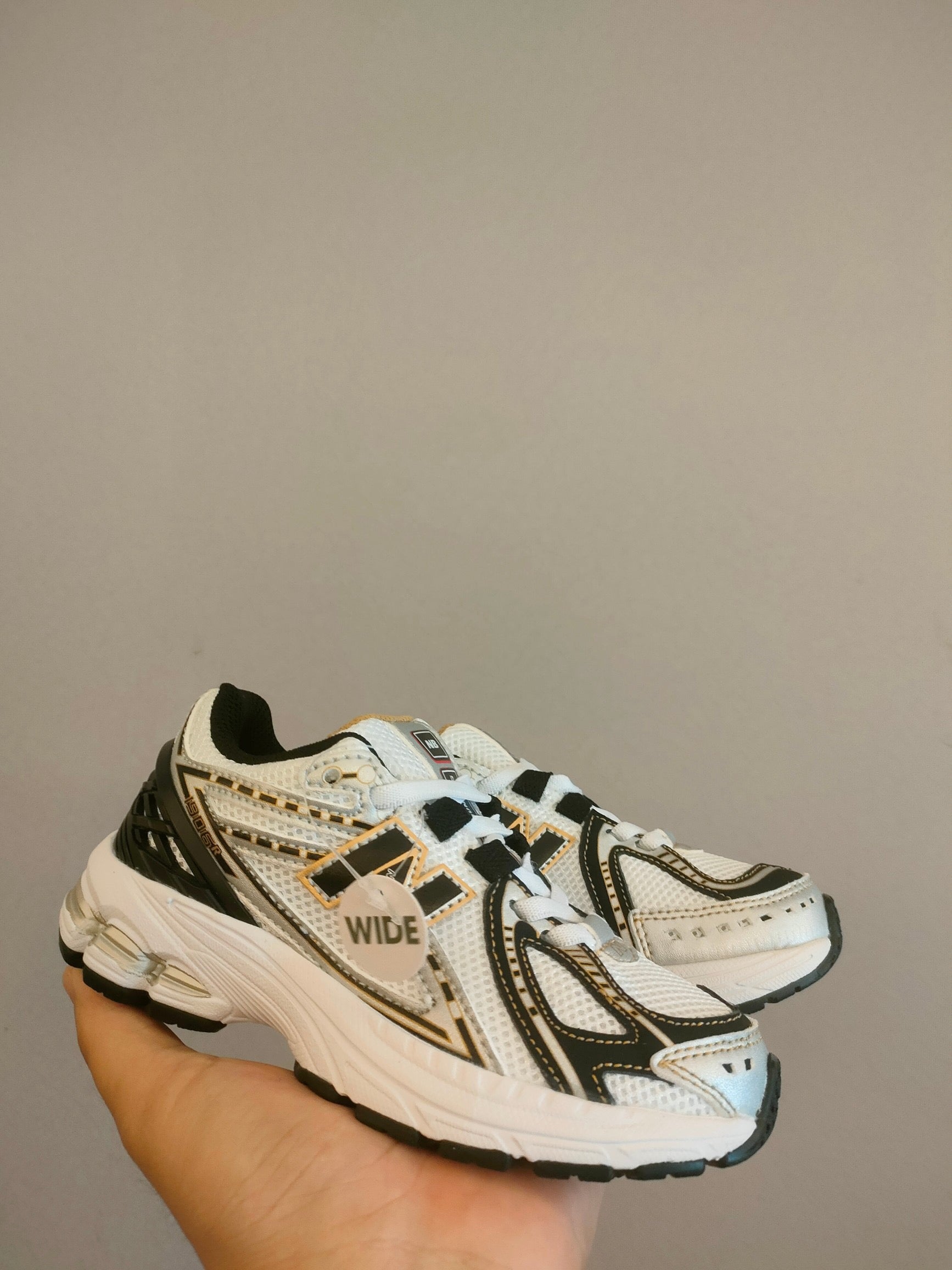 NB1906 parent-child sports shoes" white, black"