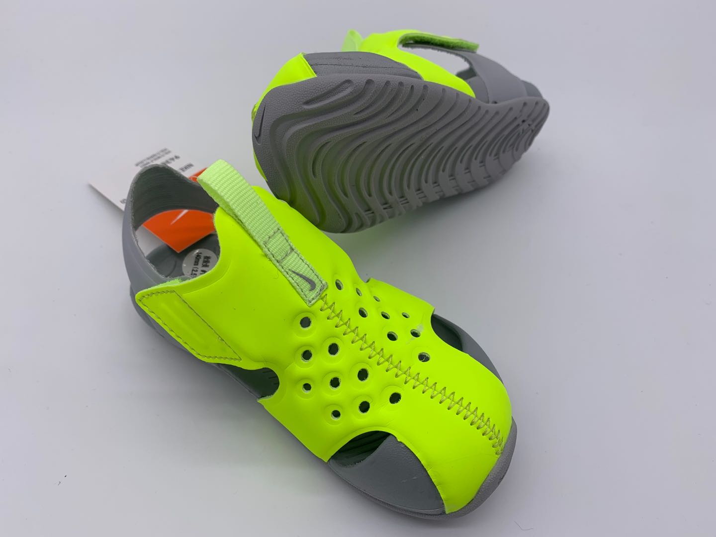 Nike Crocs " lime green, gray"