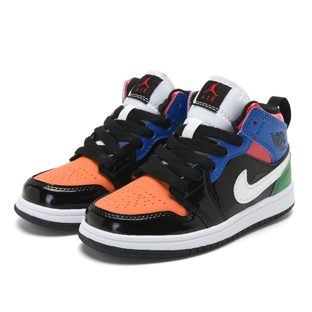 AJ-112" black, blue, green"