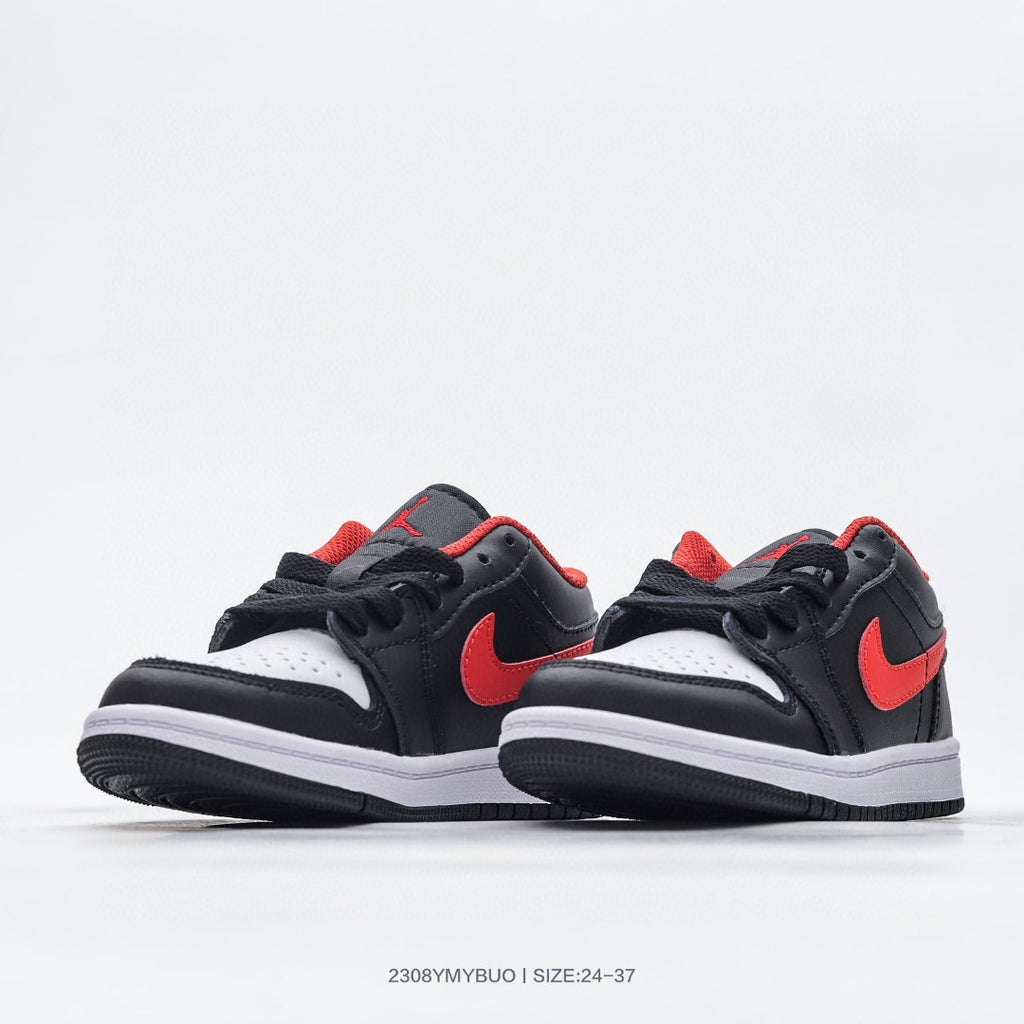 Joe 1 low-top children's shoes" black, red, white"