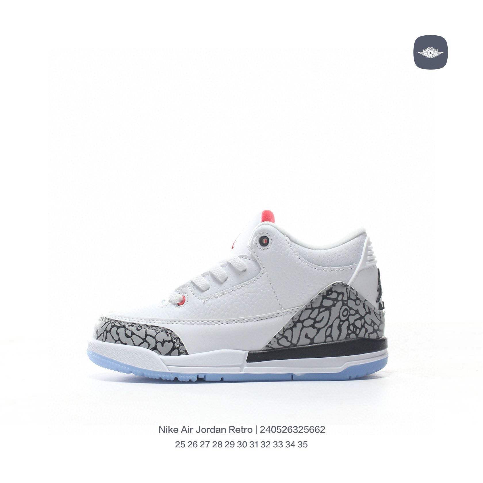 Joe 3"white, blue"