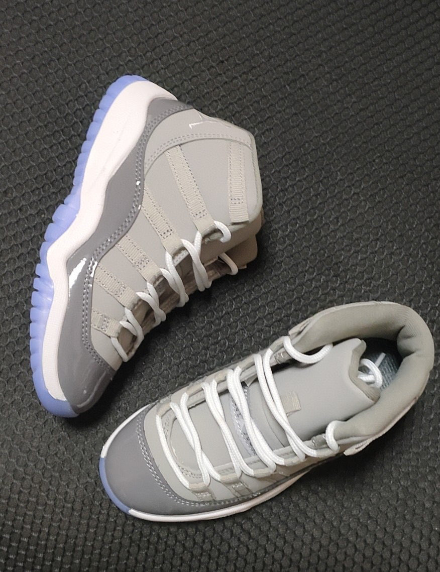 Joe 11 Gray" gray, light brown, blue"