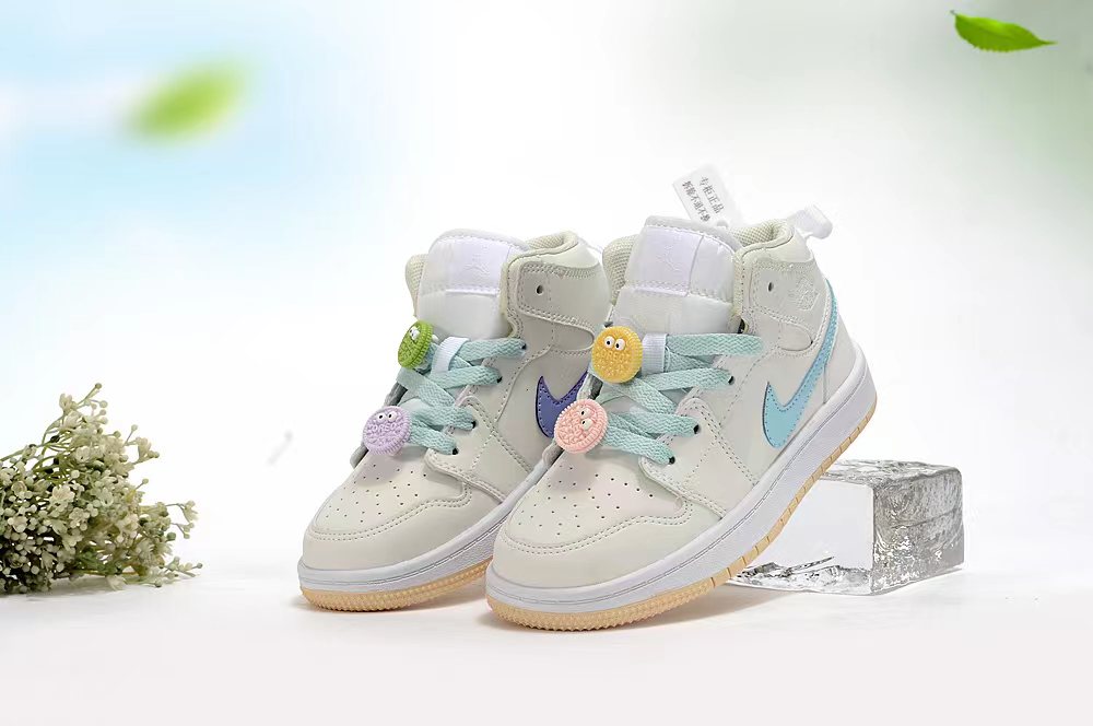 Joe 1AJ1 slip-on shoes for children" cream ,light blue"