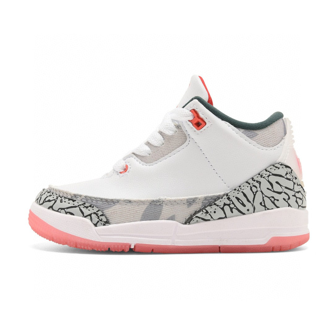 Jordan AJ3 children's shoes" white, pink"