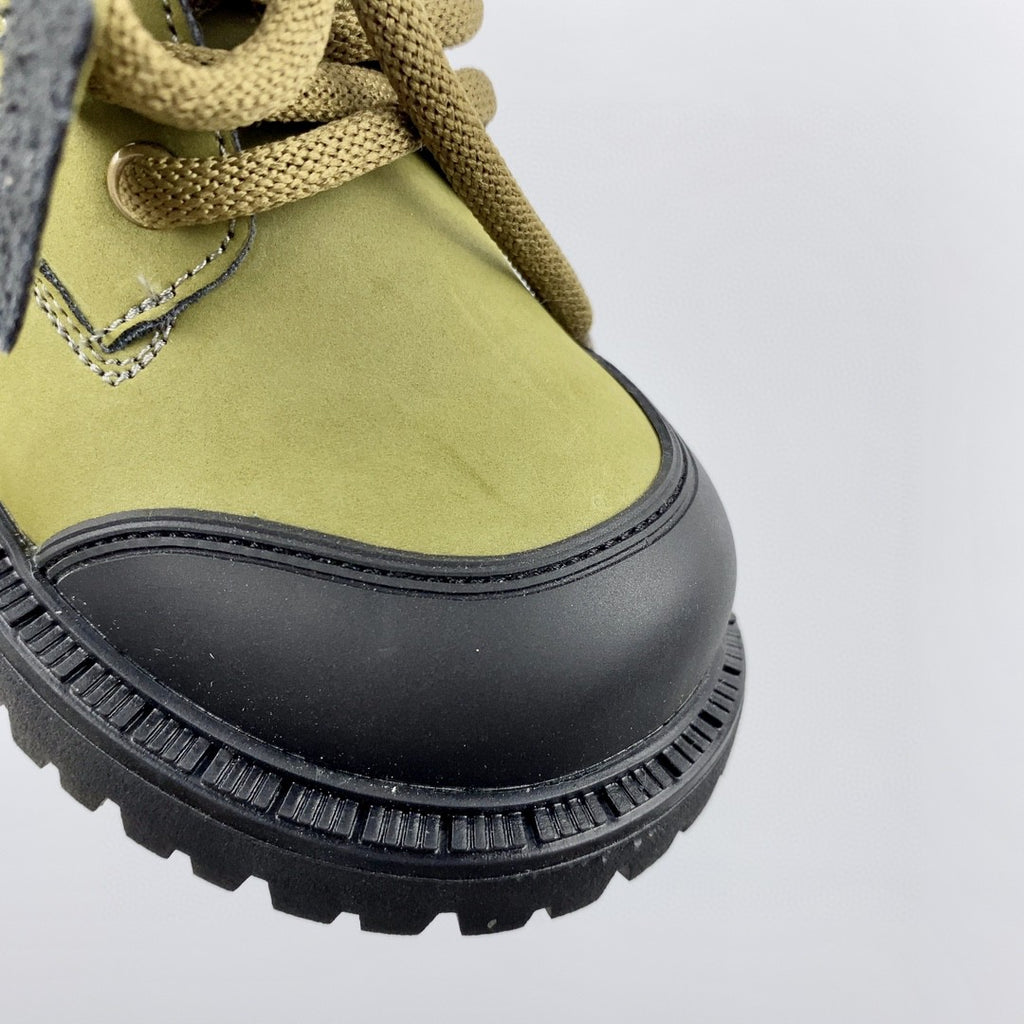 Timberland children's martin boots" olive green"