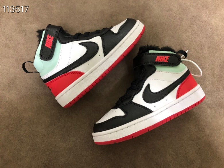 NIKE COURT Borough Mid2 JUN Air Force Workwear" white, black, red"