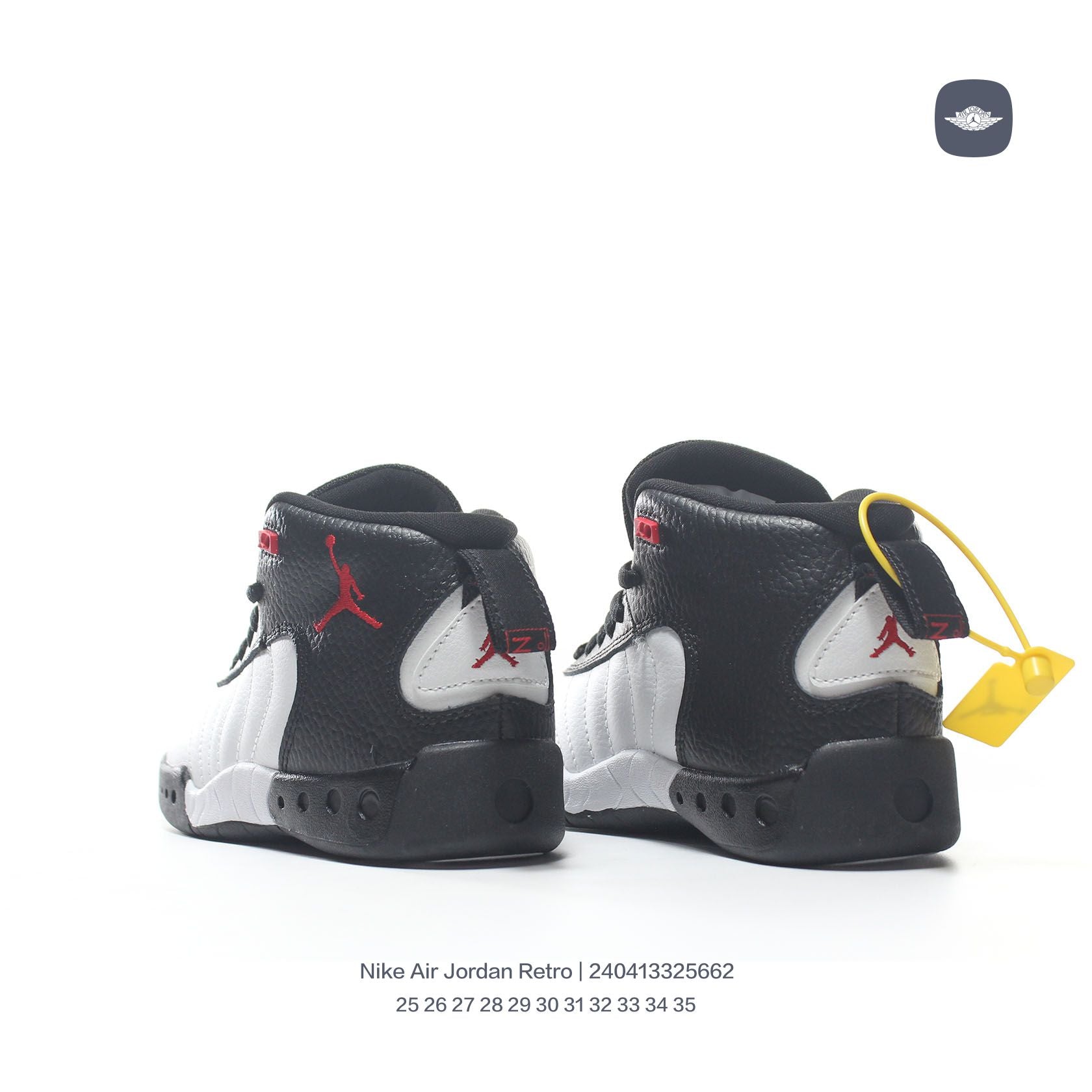 Jordan Retro-combat basketball shoes " black, white"