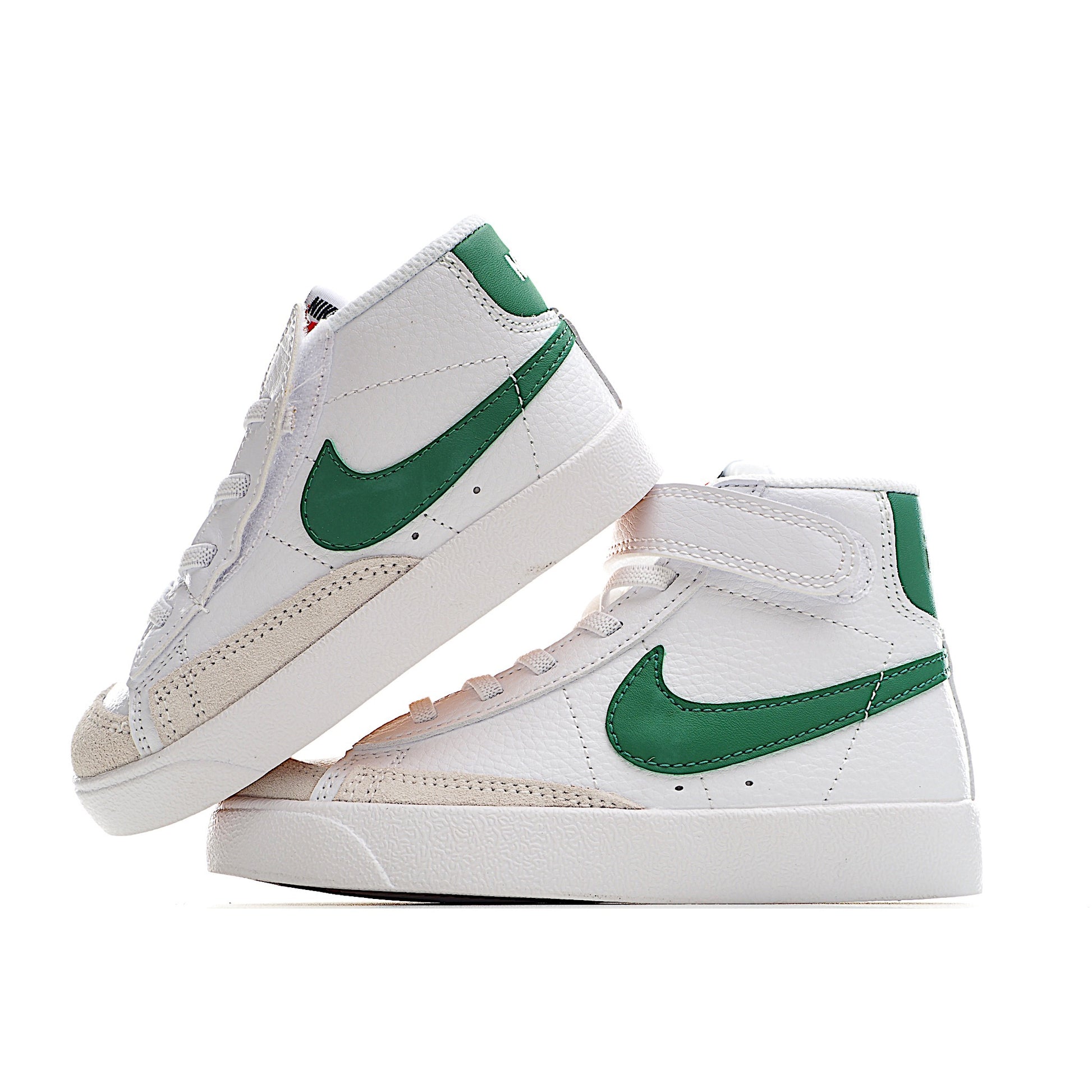 Trail Blazers high-top single dunk" white, green"