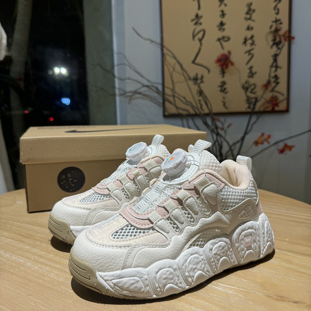 Nike Croissant Hollow Breathable Mesh" cream"
