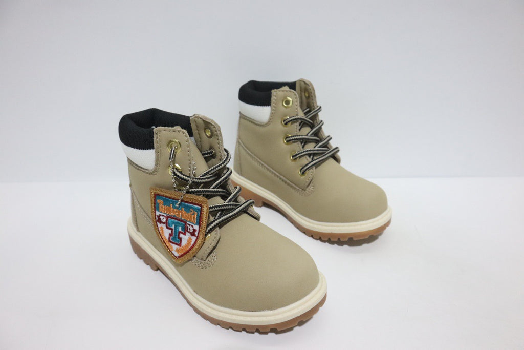 Timberland knitted children's work boots" olive green"