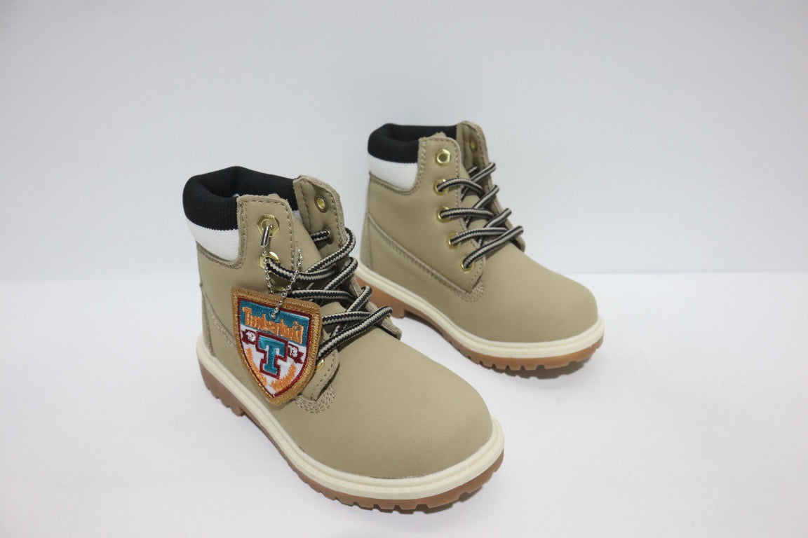 Timberland knitted children's work boots" olive green"