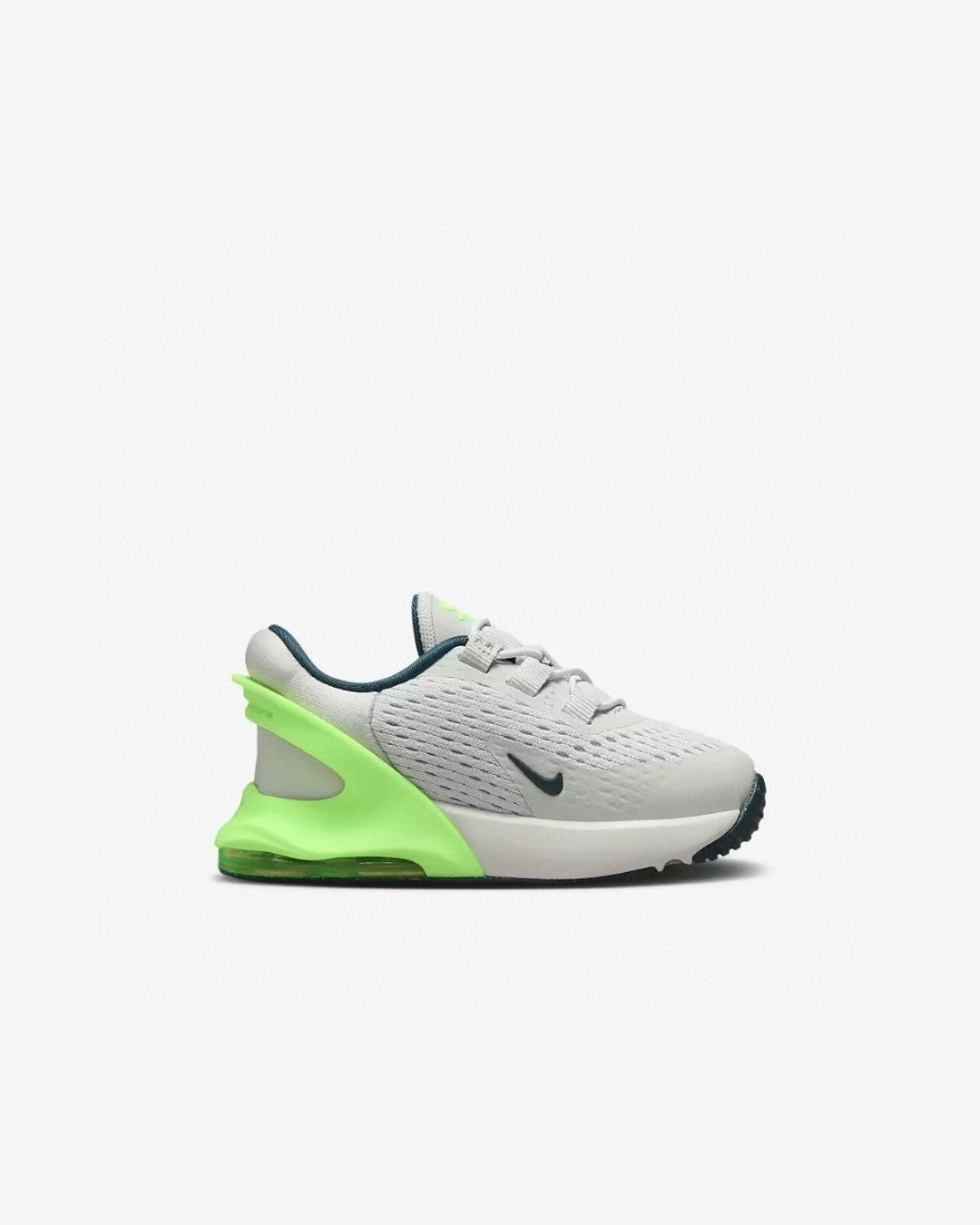 Nike 270 third generation elastic band air cushion children's shoes" white, green"