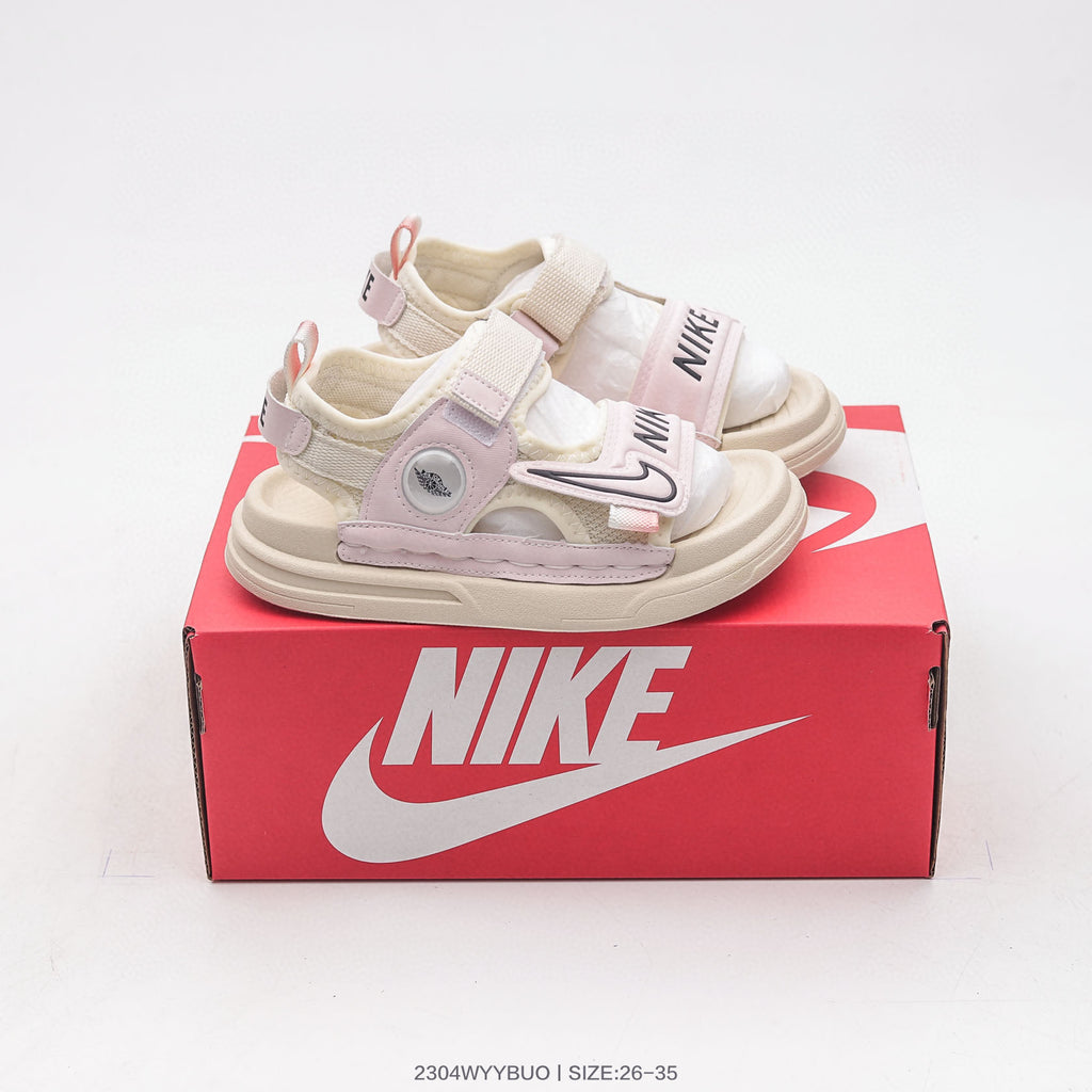 Nike co-branded Jordan children's shoes"light beige , light pink"