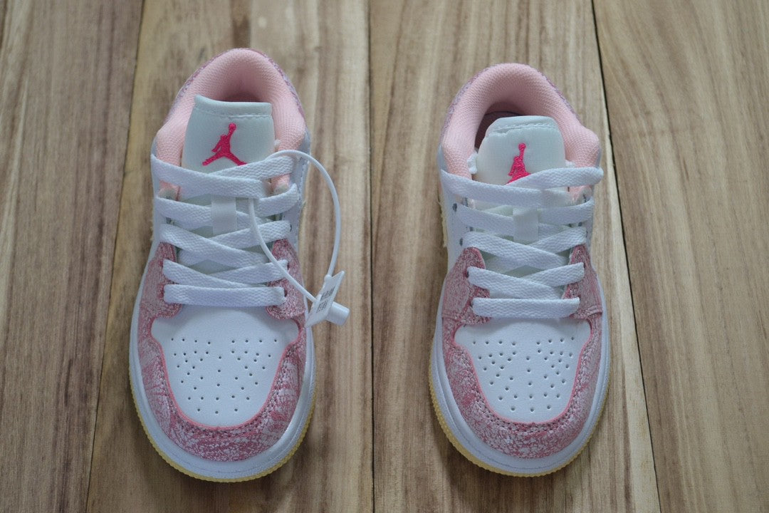 Qiaoyi low-top shoelaces" white, pink"