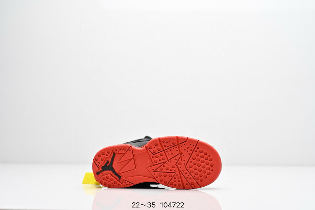 Joe 6 children's basketball shoes" black, orange"