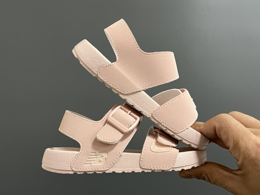 G version of Birkenstock Velcro sandals for children" light pink"