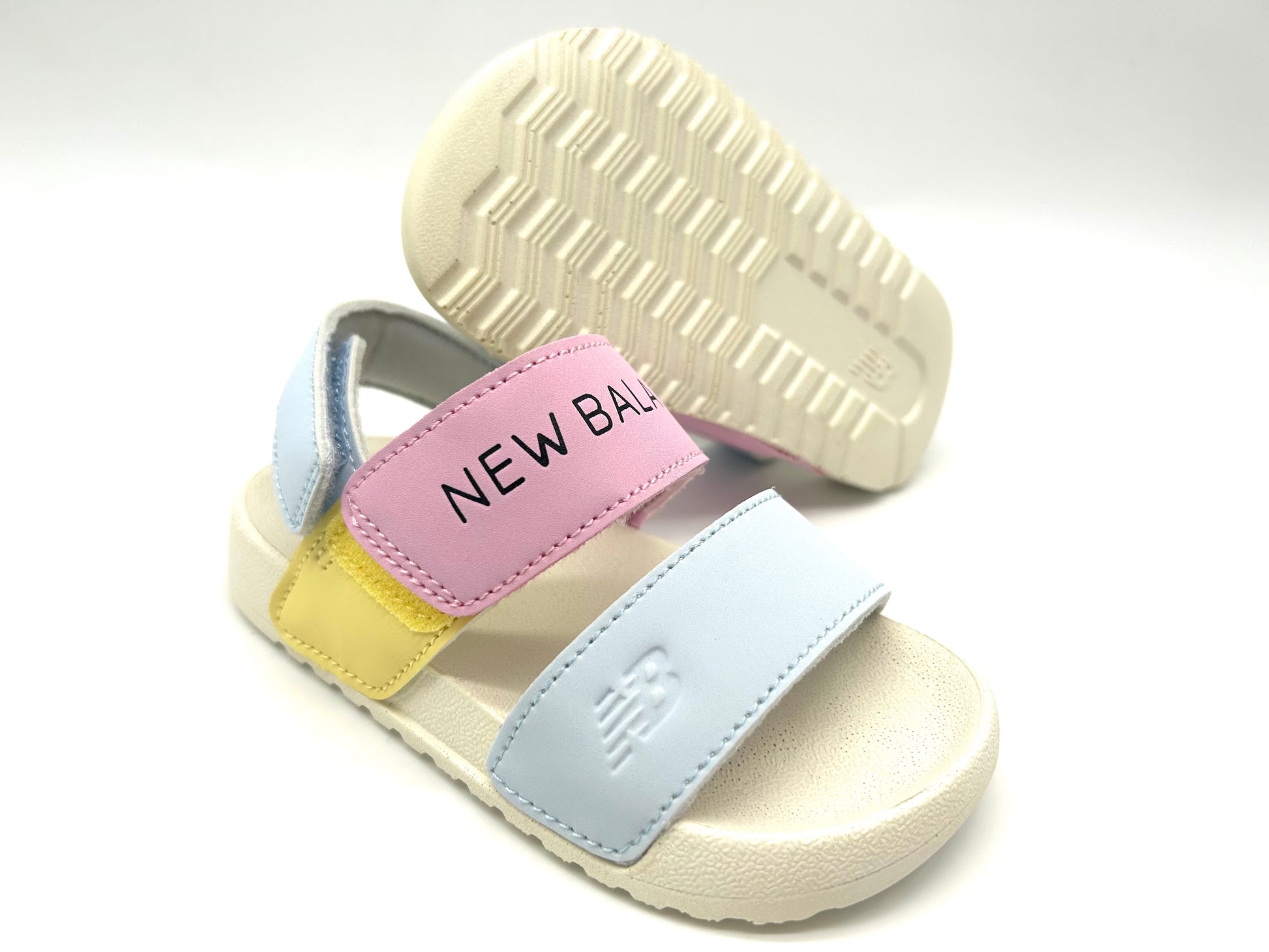 NB open toe sandals "sky blue, pink"